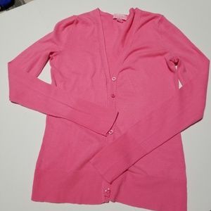 Lilly Pulitzer hot pink cardigan